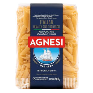 Agnesi - Penne Rigate Pasta, 500 gm